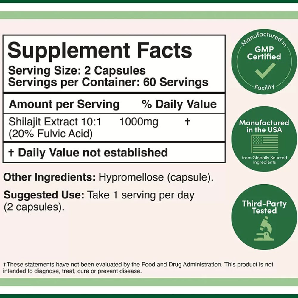 Tesztoszteron Támogatás, Double Wood Supplements Shilajit Resin, 120 kapszula Tesztoszteron Támogatás, Double Wood Supplements Shilajit Resin, 120 kapszula