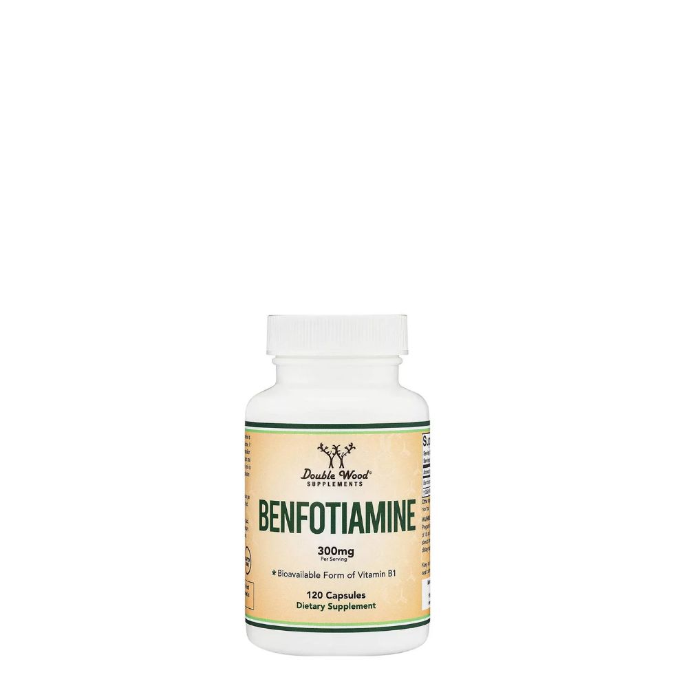 Benfotiamine 300 mg, Double Wood Supplements Benfotiamine, 120 kapszula Benfotiamine 300 mg, Double Wood Supplements Benfotiamine, 120 kapszula