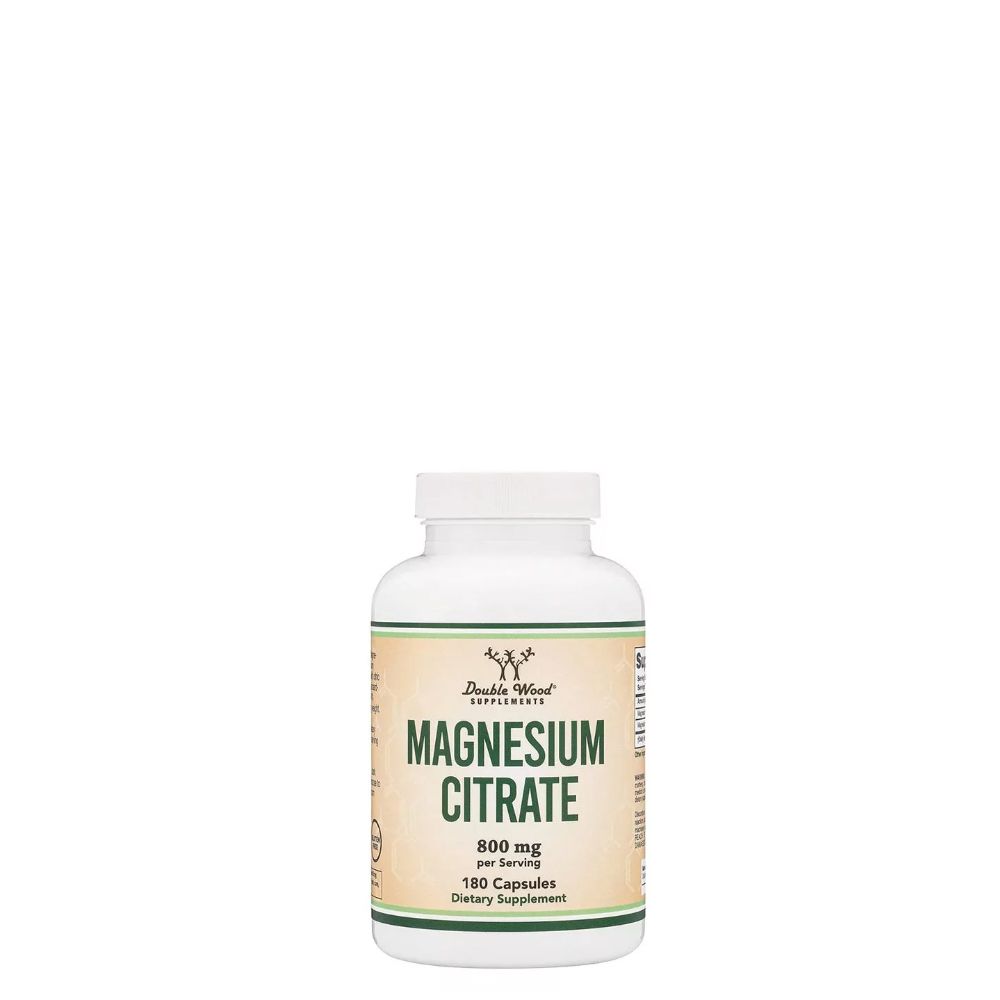 Magnézium Citrát 800 mg, Double Wood Supplements Magnesium Citrate, 180 kapszula Magnézium Citrát 800 mg, Double Wood Supplements Magnesium Citrate, 180 kapszula