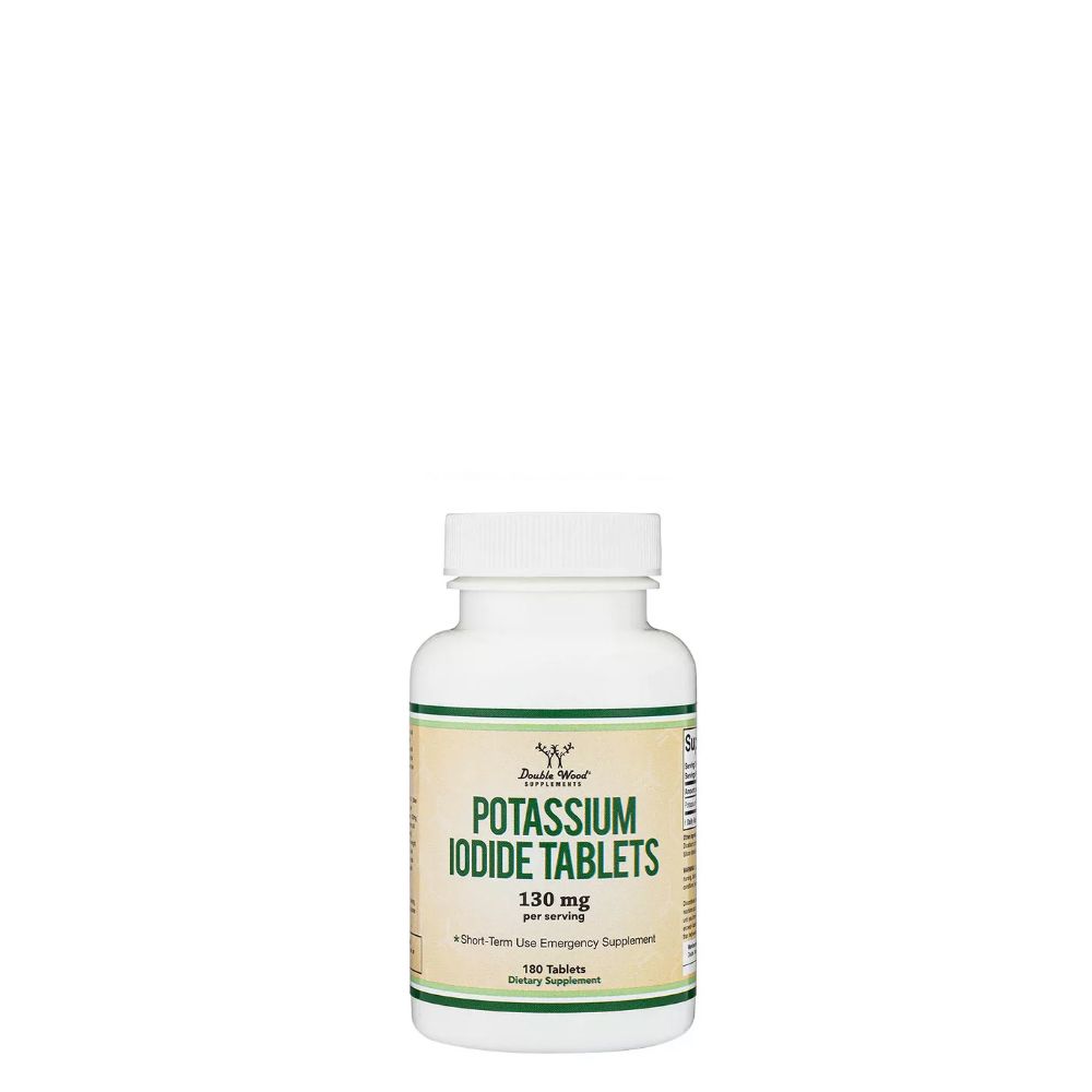 Kálium- Jód komplex, Double Wood Supplements Potassium Iodide, 180 kapszula Kálium- Jód komplex, Double Wood Supplements Potassium Iodide, 180 kapszula