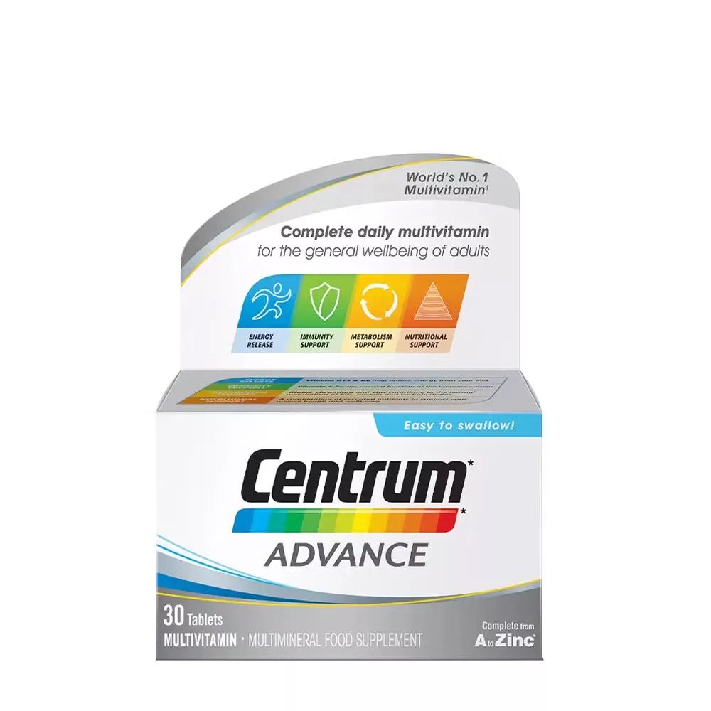 Centrum Advanced - Multivitamin felnőtteknek - 30 tabletta - EXP.2025.09.30. Centrum Advanced - Multivitamin felnőtteknek - 30 tabletta - EXP.2025.09.30.