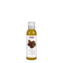 100%-os tisztaságú hidratáló jojoba olaj, Now Jojoba Oil, 118 ml - EXP.2025.10.