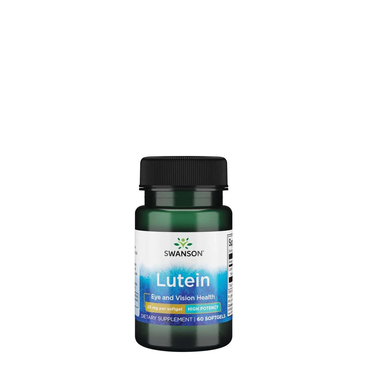 Lutein 20 mg, Swanson Lutein, 60 gélkapszula - EXP.2025.11.