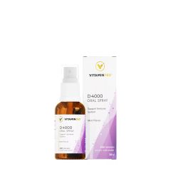 D-vitamin szájspray, Vitamin360 D-4000 Oral Spray, 240 adag