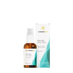 D-3 + K-2 vitamin szájspray, Vitamin360 D3+K2 Oral Spray, 240 adag