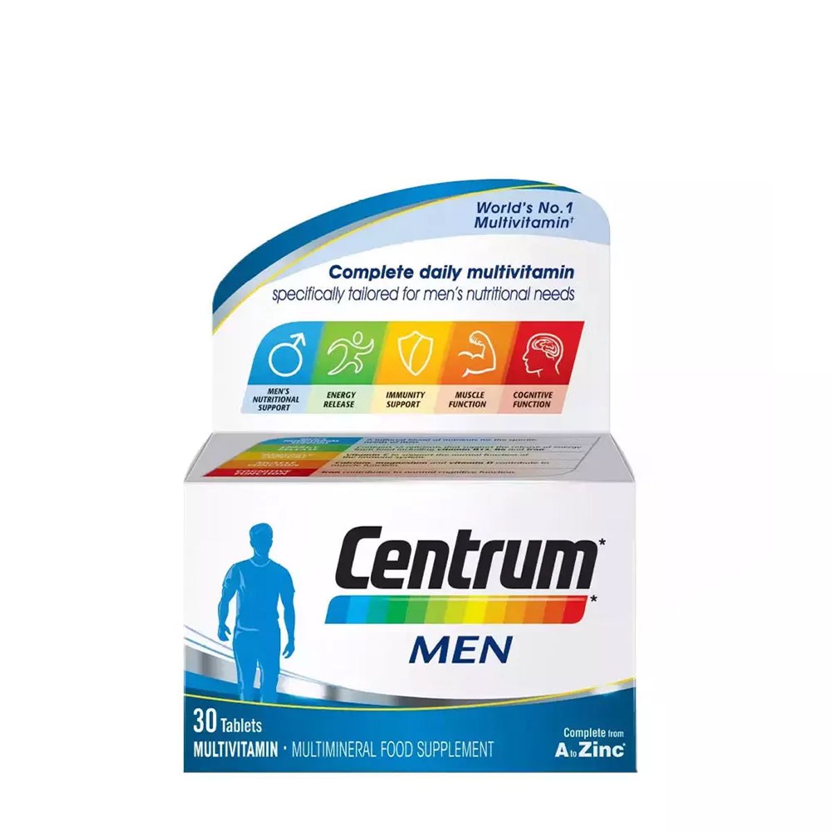 Centrum Men - Multivitamin férfiaknak - 30 tabletta - EXP.2026.09.