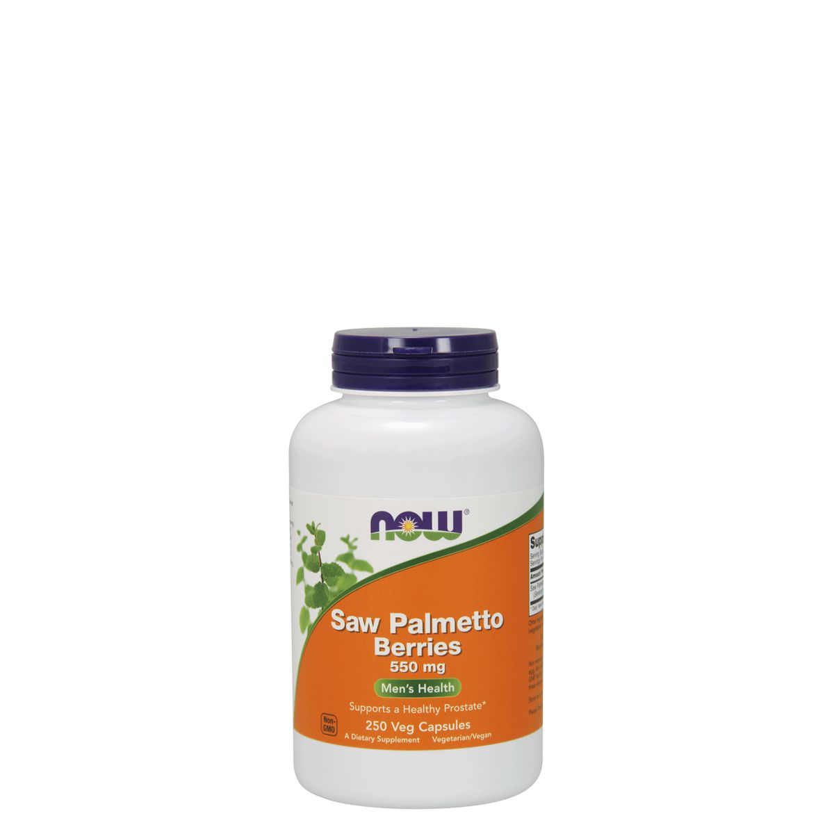 Fűrészpálma termés 550 mg, Now Saw Palmetto Berries, 250 kapszula - EXP.2026.06.