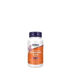 Hialuronsav 100 mg, Now Hyaluronic Acid, 60 kapszula - EXP.2026.05.