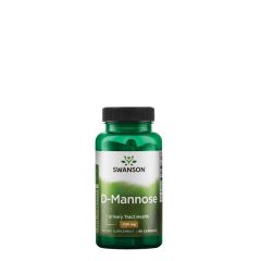 D-mannóz 700 mg, Swanson D-Mannose, 60 kapszula - EXP.2026.06.