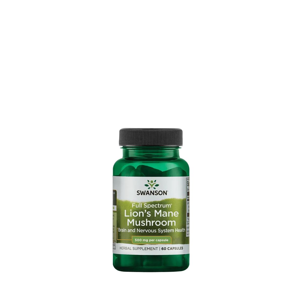 Süngomba formula, Swanson New Lion's Mane Mushroom Full Spectrum, 60 kapszula