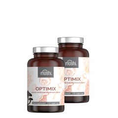 Speciális gyógygomba-keverék, Mushi OptiMix, 2 x 120 kapszula