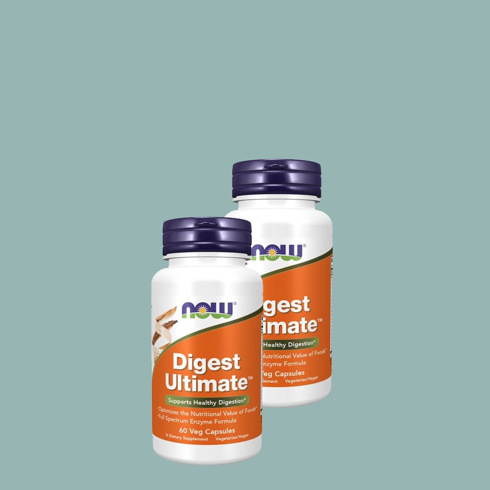 Teljes spektrumú enzim formula, Now Digest Ultimate, 2 x 60 kapszula