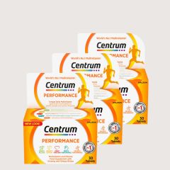 Centrum Performance - Multivitamin sportolók és aktív életmódot folytatók számára - 3 x 30 tabletta