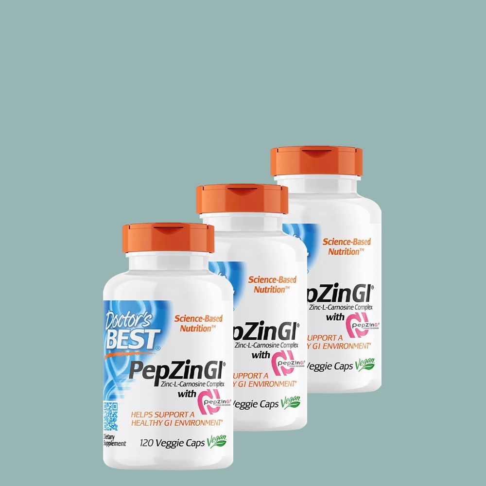 PepZin GI Emésztés támogatás, Doctor's Best Pepzin GI, 3 x 120 kapszula