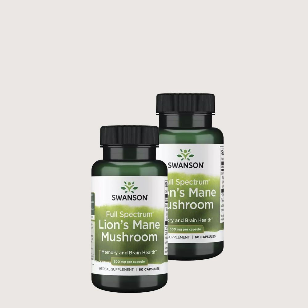 Süngomba formula, Swanson Full Spectrum Lion's Mane Mushroom, 2 x 60 kapszula