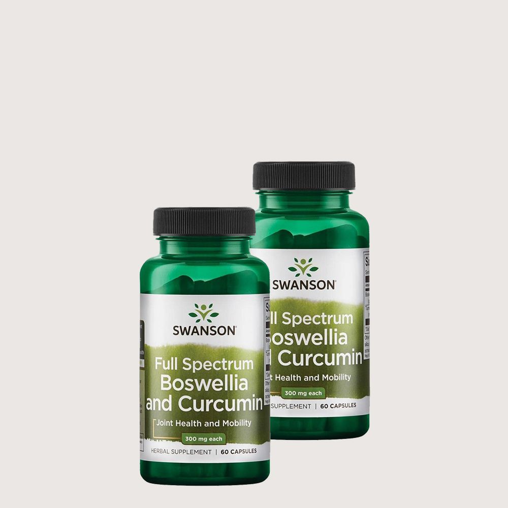 Boswellia és kurkuma, Swanson Full Spectrum Boswellia & Curcumin, 2 x 60 kapszula