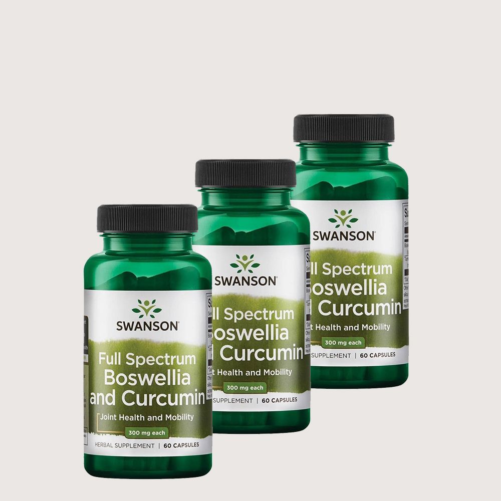 Boswellia és kurkuma, Swanson Full Spectrum Boswellia & Curcumin, 3 x 60 kapszula
