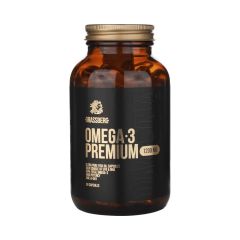 Omega-3 halolaj 1200 mg, Grassberg Omega-3 Premium, 90 kapszula
