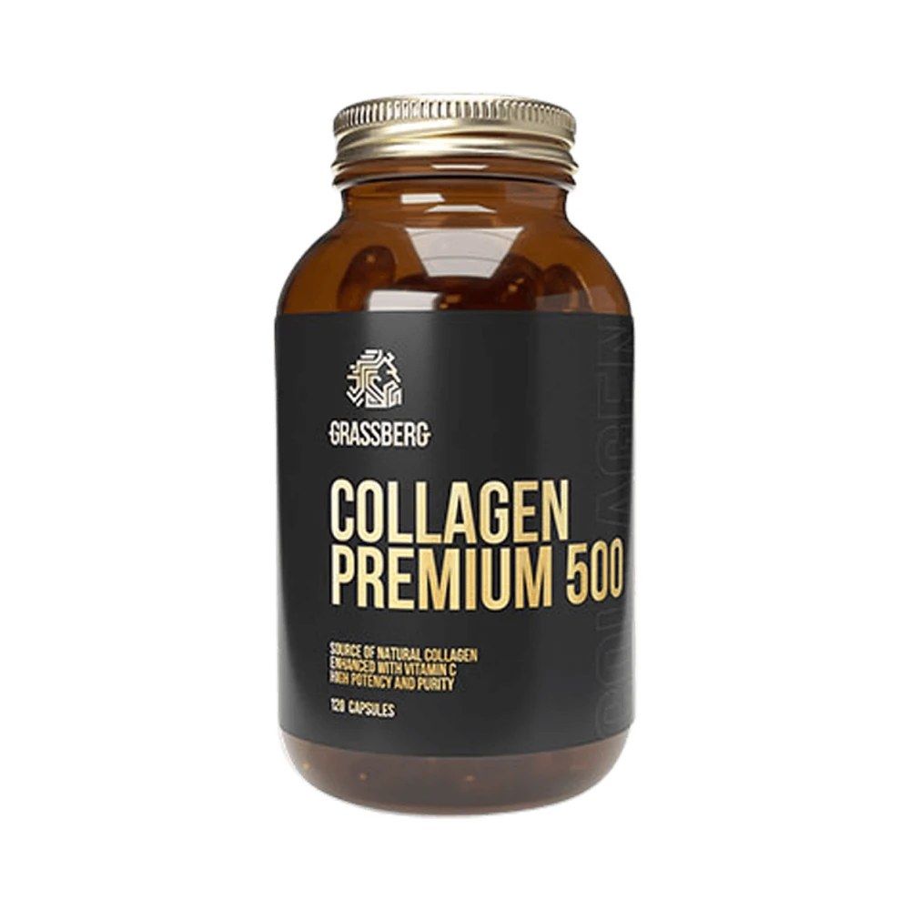 Kollagén kapszula 500 mg, Grassberg Collagen Premium, 120 kapszula