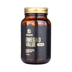 Omega-3 halolaj 1000 mg, Grassberg Omega-3 Value, 60 kapszula