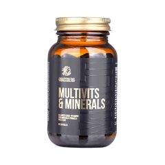 Multivitamin és ásványi anyag, Grassberg Multivits & Minerals, 60 kapszula