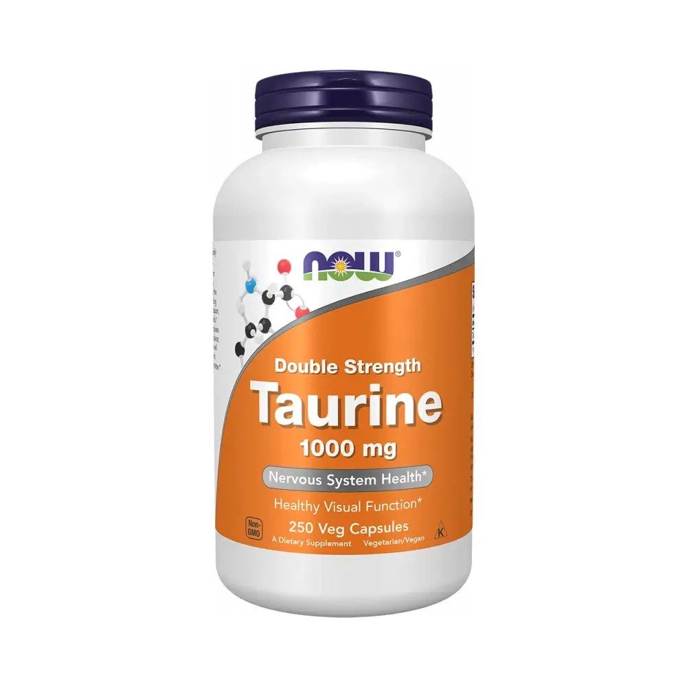 Taurin aminosav 1000 mg, Now Taurine, 250 kapszula