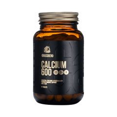 Kálcium 600 mg D3-vitaminnal, cinkkel és K-vitaminnal, Grassberg Calcium 600 D3+Zn+K, 90 tabletta
