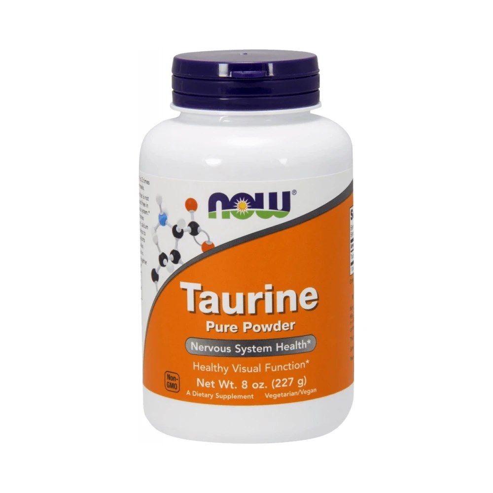 Taurin por, Now Taurine Powder, 227 g