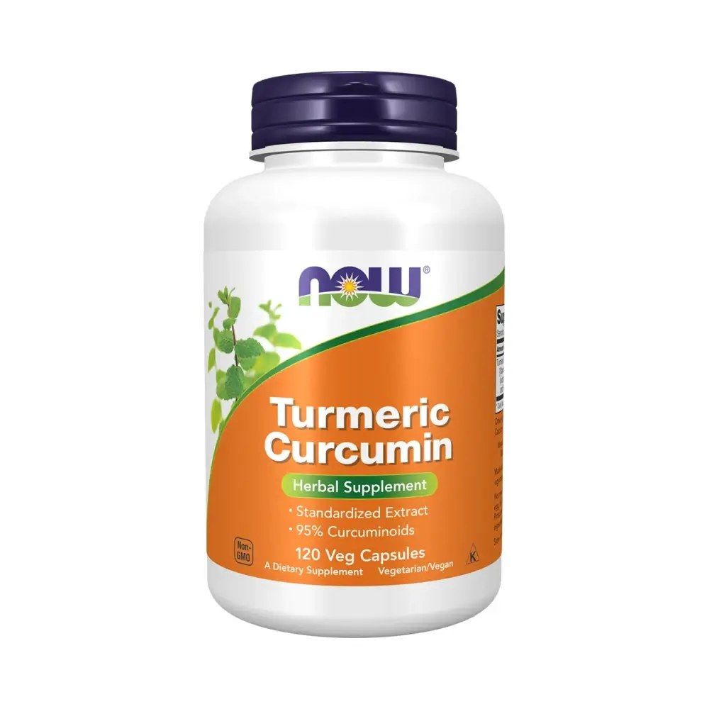 Optimalizált kurkuma kivonat, Now Turmeric Curcumin, 120 kapszula