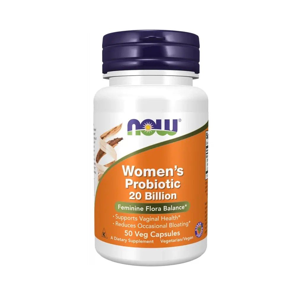 Női probiotikum 20 milliárd CFU, Now Women's Probiotic, 50 kapszula