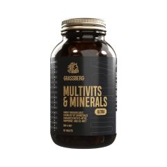 Multivitamin és ásványi anyag ultra, Grassberg Multivits & Minerals Ultra, 60 tabletta