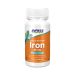Vas 36 mg Ferrochel, Now Iron, 90 kapszula