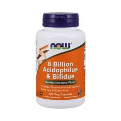 8 milliárd acidofilusz és bifidusz, Now 8 Billion Acidophilus & Bifidus, 120 kapszula