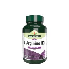 L-arginin-hidroklorid, Natures Aid L-Arginine HCl, 90 tabletta