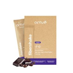 Vegán rostshake csokoládéval, Activé FiberShake Chocolate Vegan, 7 tasak
