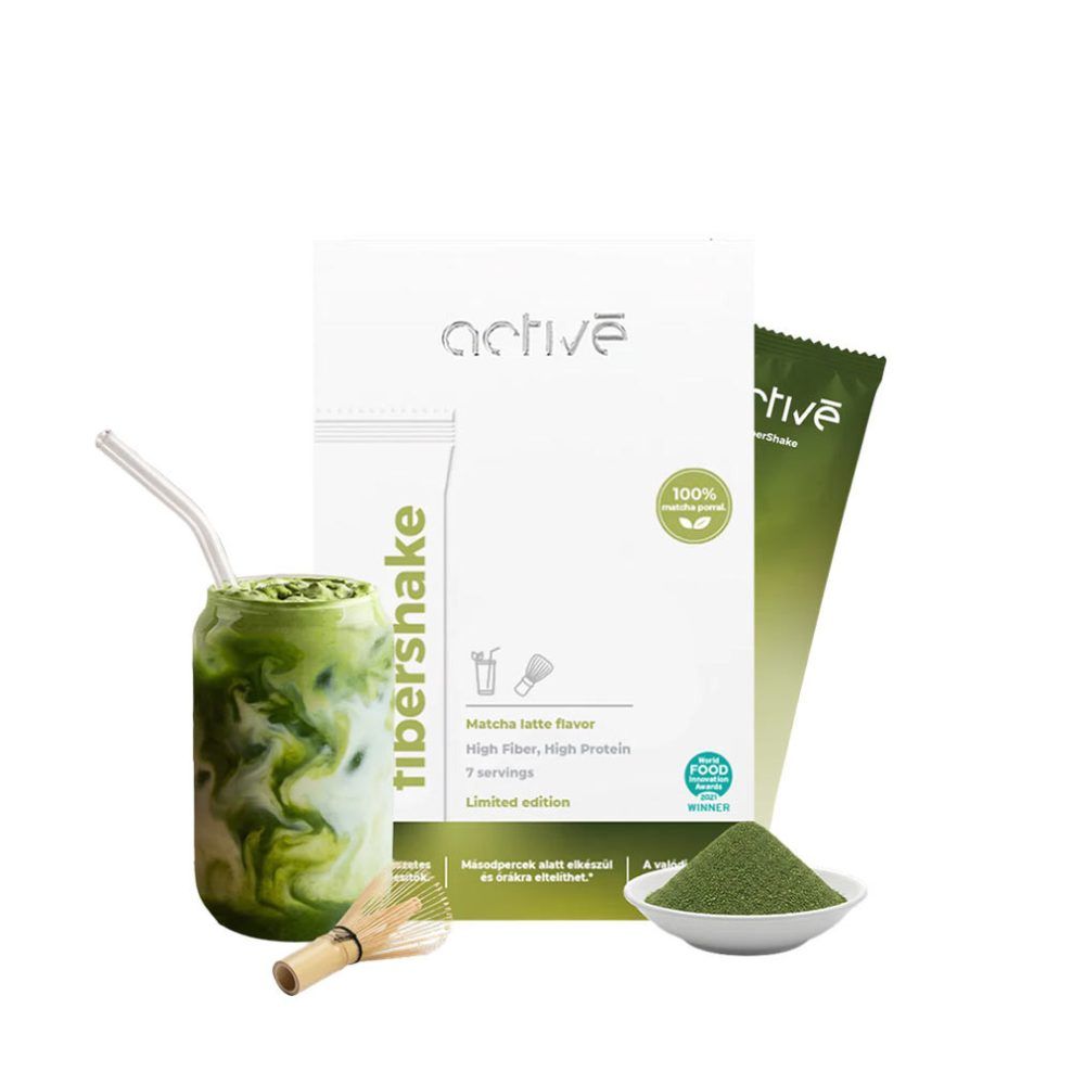 Rostshake matcha latte ízben, Activé FiberShake Matcha Latte, 7 tasak