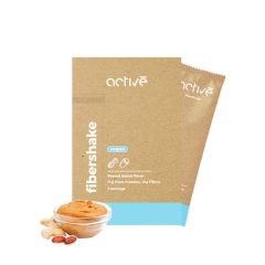 Vegán rostshake mogyoróvaj ízben, Activé FiberShake Peanut Butter Vegan, 7 tasak