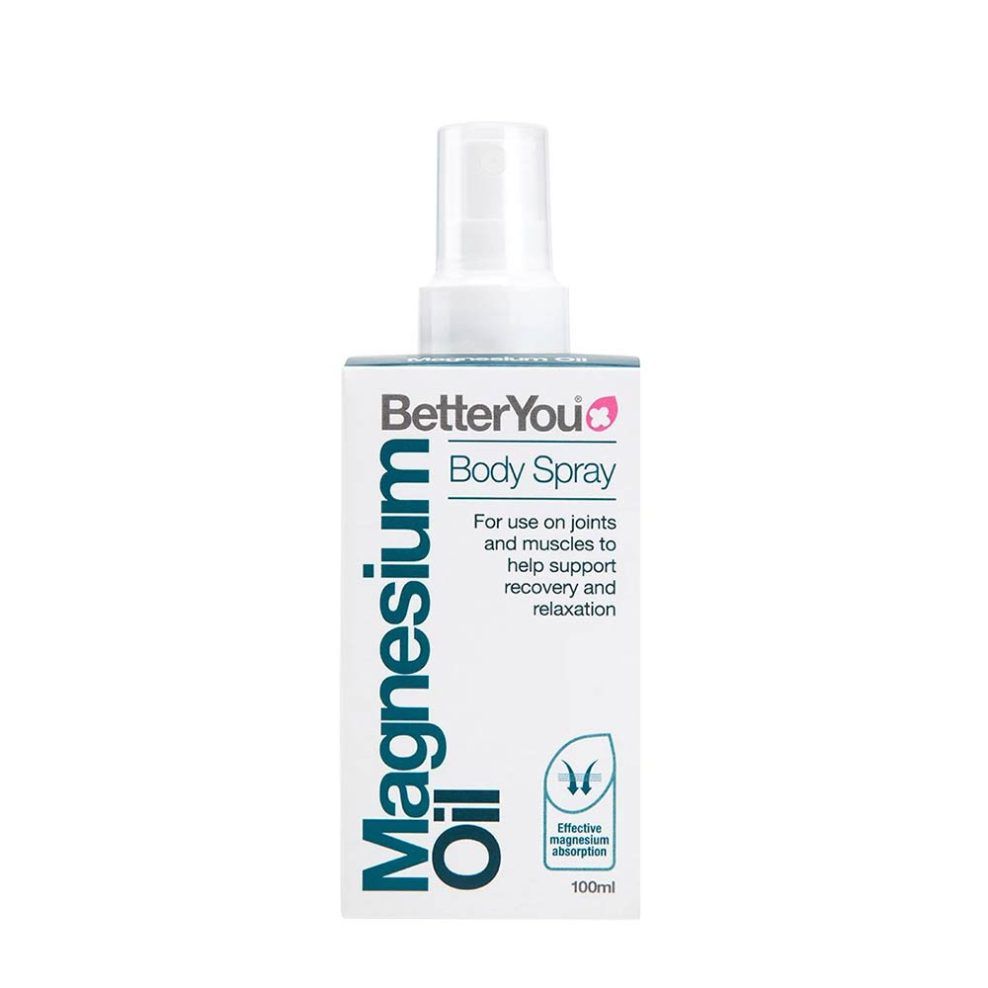 Magnéziumos testpermet, BetterYou Magnesium Oil Body Spray, 100 ml
