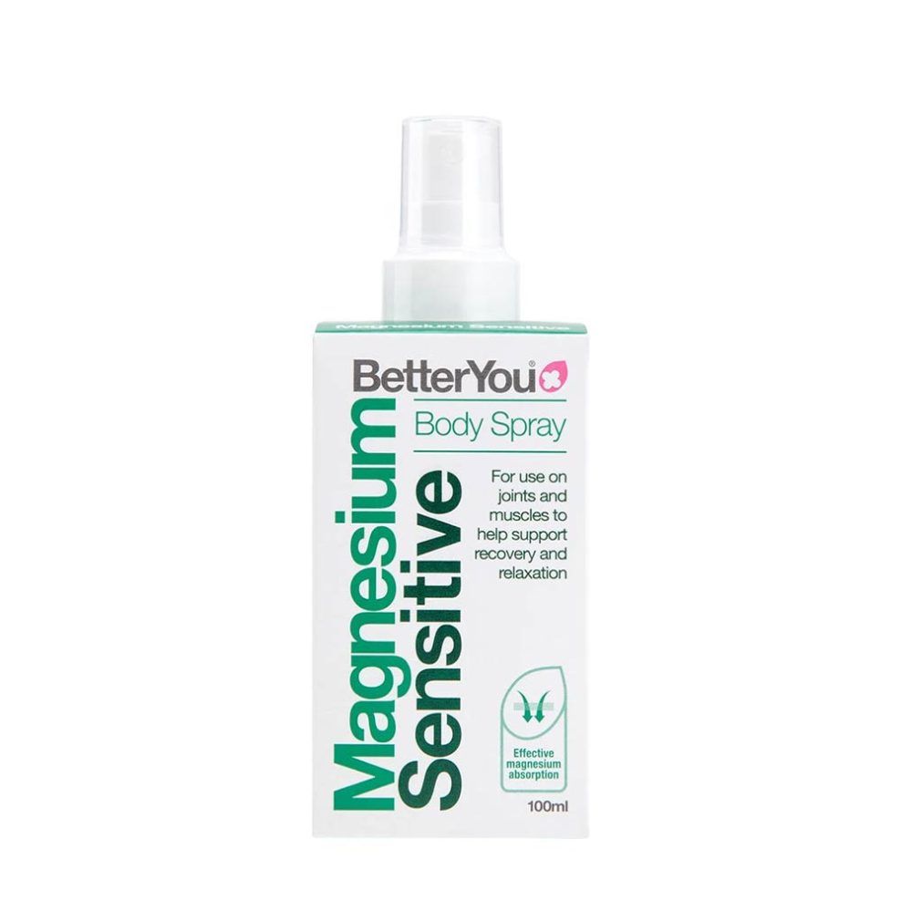 Magnéziumos testpermet érzékeny bőrre, BetterYou Magnesium Sensitive Body Spray, 100 ml
