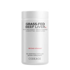 Fűvel táplált marhamáj, Codeage Grass Fed Beef Liver, 180 kapszula