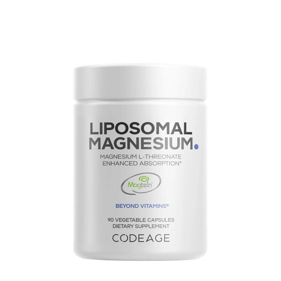 Liposzómás magnézium-L-treonát, Codeage Liposomal Magnesium L-Threonate, 90 kapszula
