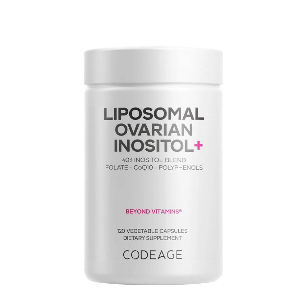 Liposzómás inozitol, Codeage Liposomal Ovarian Inositol+, 120 kapszula