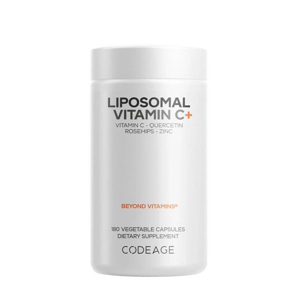 Liposzómás C-vitamin, Codeage Liposomal Vitamin C+ Large, 180 kapszula