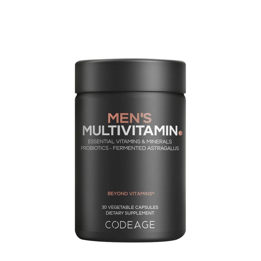 Férfi multivitamin, Codeage Men's Daily Multivitamin, 30 kapszula