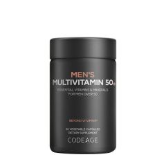 Férfi multivitamin 50+, Codeage Men's Daily Multivitamin 50, 30 kapszula