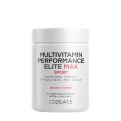 Teljesítményorientált multivitamin, Codeage Multivitamin Performance Elite Max, 90 kapszula
