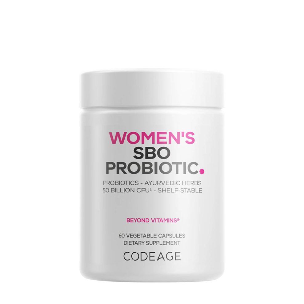 Nőknek való talajalapú probiotikum, Codeage Women's SBO Probiotic, 60 kapszula