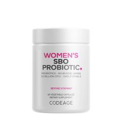 Nőknek való talajalapú probiotikum, Codeage Women's SBO Probiotic, 60 kapszula