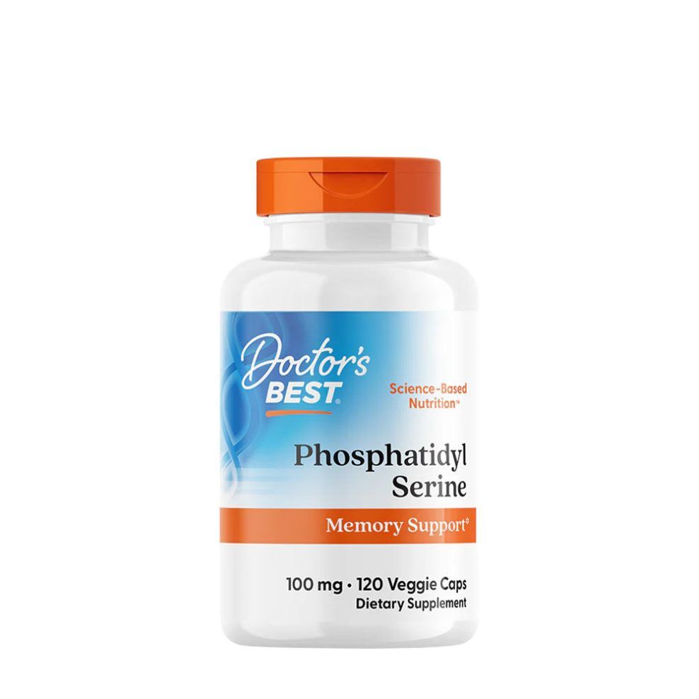 Foszfatidil-szerin, Doctor's Best Phosphatidyl Serine, 120 kapszula