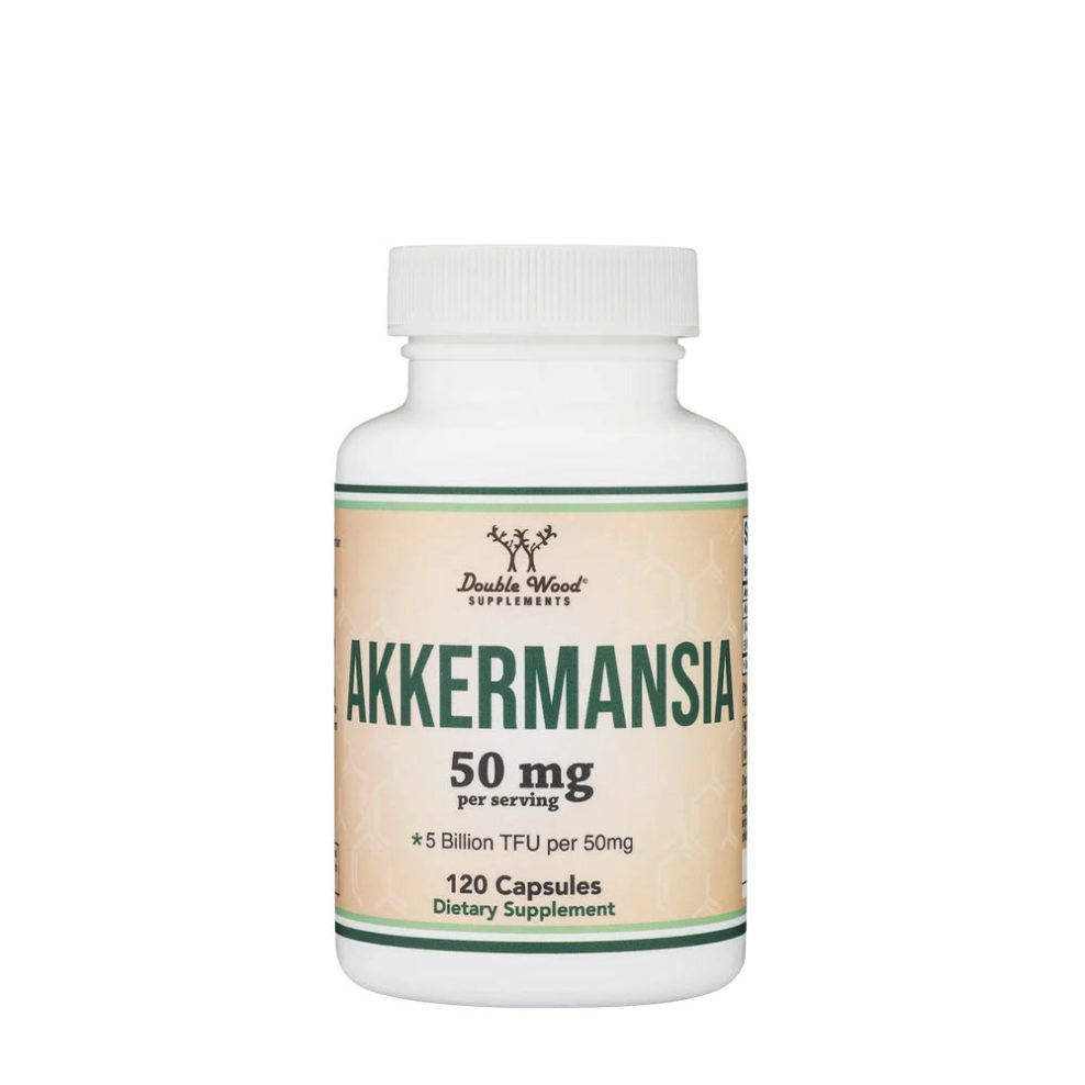 Akkermansia 50 mg, Double Wood Supplements Akkermansia 50 mg, 120 kapszula